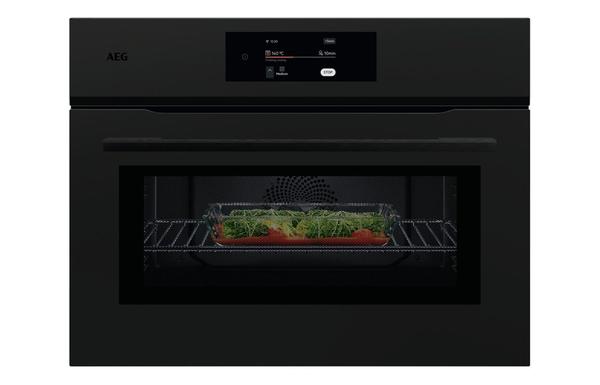 AEG NKK8N721T Compact Electric Oven - Matt Black